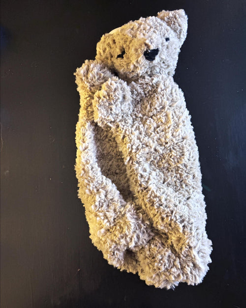 Crochet Bear Lovey Fidget Blanket Pattern (Digital PDF) – Easy/Medium Beginner Friendly